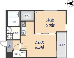 フジパレス吉田EASTの物件間取画像